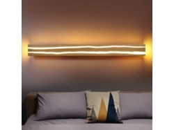 Lámpara de pared LED Nttlife, de madera, 16 W, 100 cm.