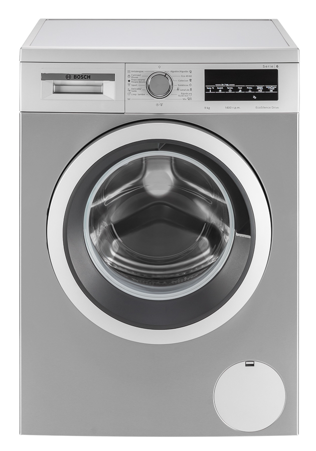 Lavadora BOSCH WUU28T7XES (9 kg - 1400 rpm - Inox)