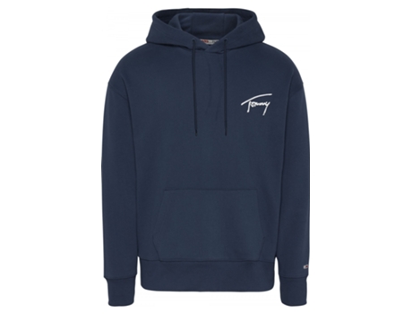 Sudadera TOMMY JEANS Algodón Hombre (M - Azul)