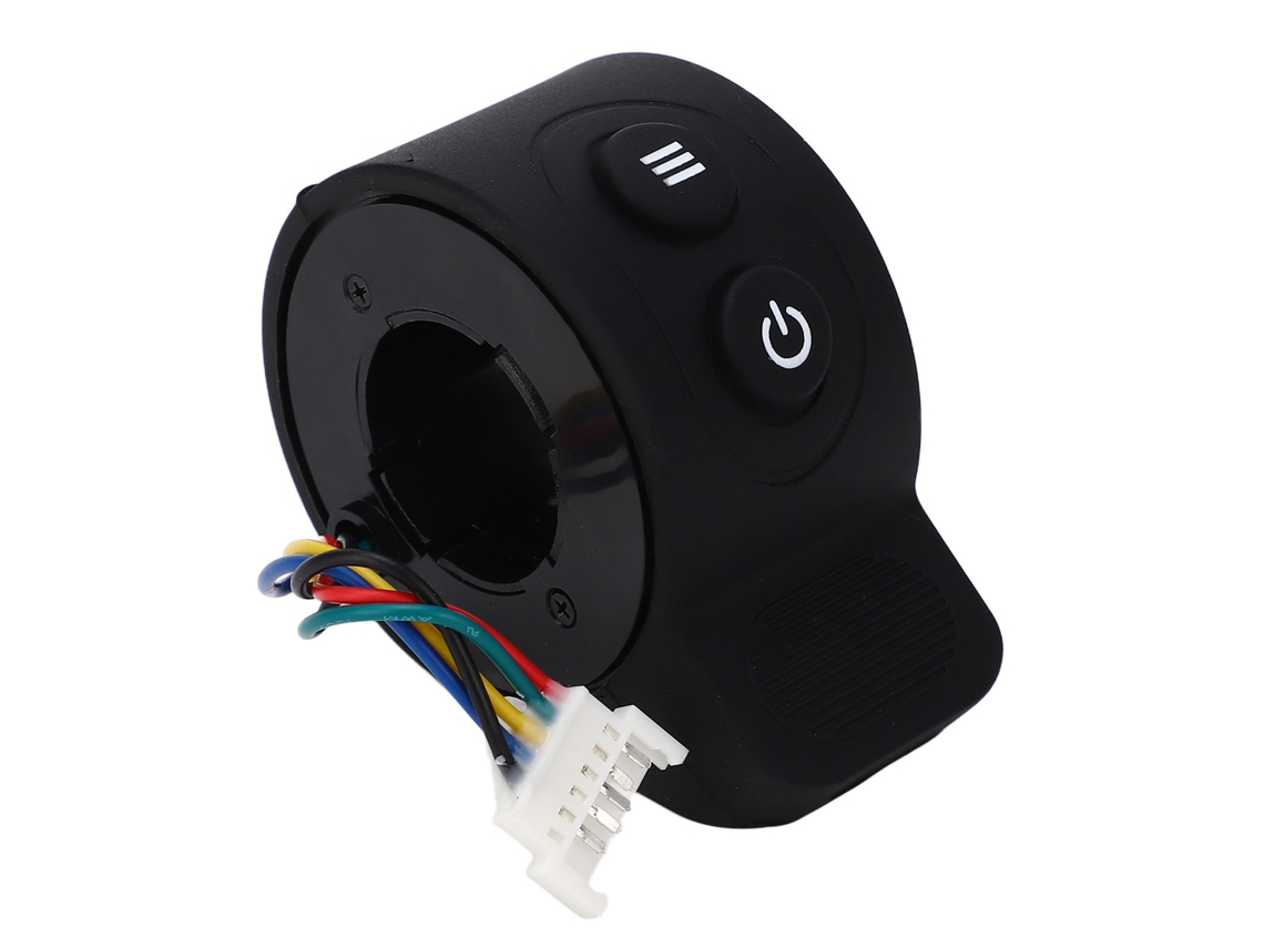 Botón De Acelerador Para Patinete Eléctrico, Acelerador De Dedo, Accesorio De Repuesto, Material Abs Y Silicona, Negro.
