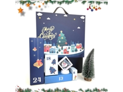 Calendario De Adviento | Calendario De 24 Días Con Compartimentos Vacíos Recargables Para Adultos