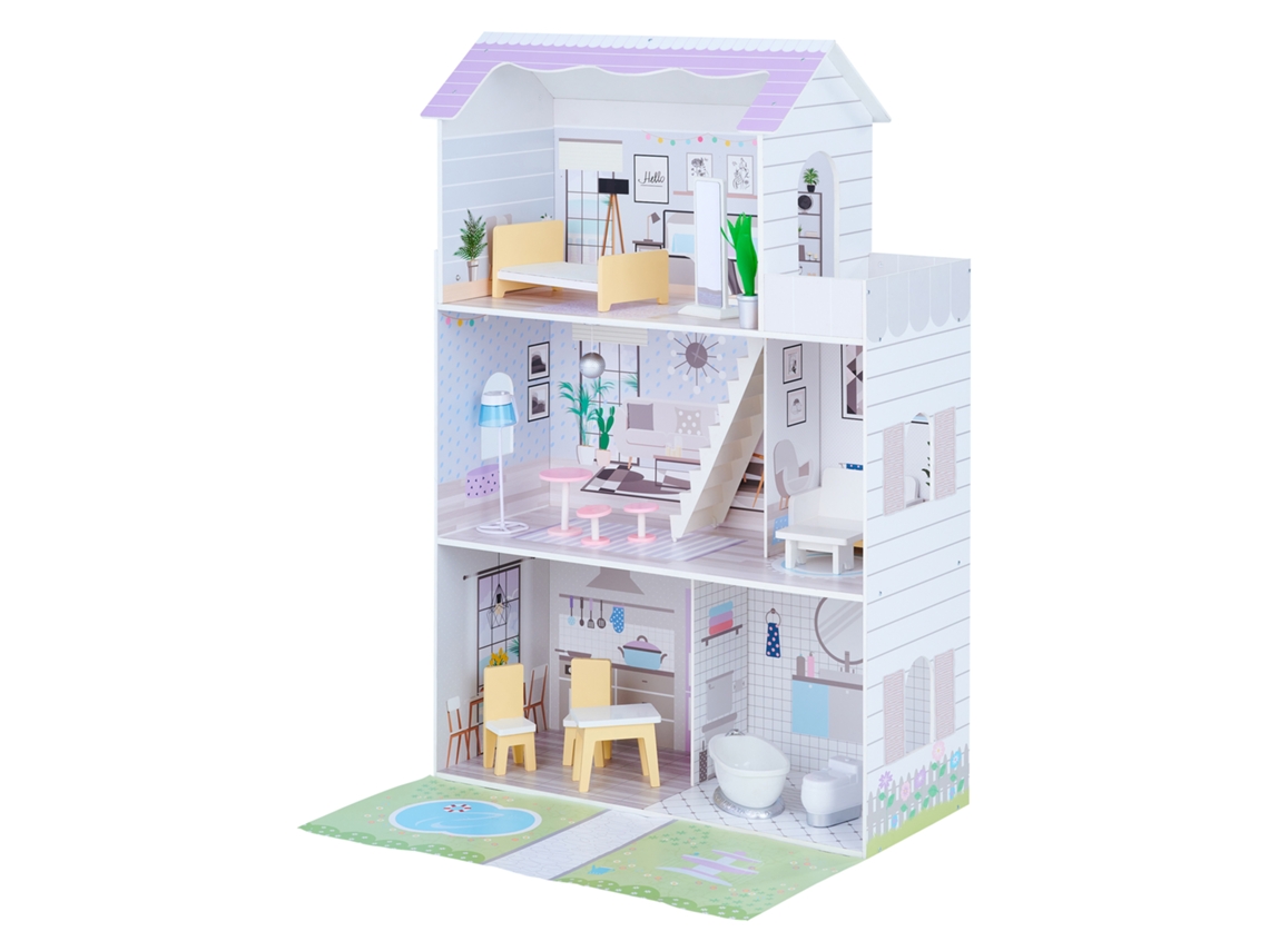 Casas de Muñecas OLIVIA'S LITTLE WORLD (Madera - Blanco - 111,3 cm)