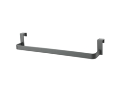 Toallero de 36 cm sin agujeros en acabado antracita mate fabricado en acero inoxidable Kibath