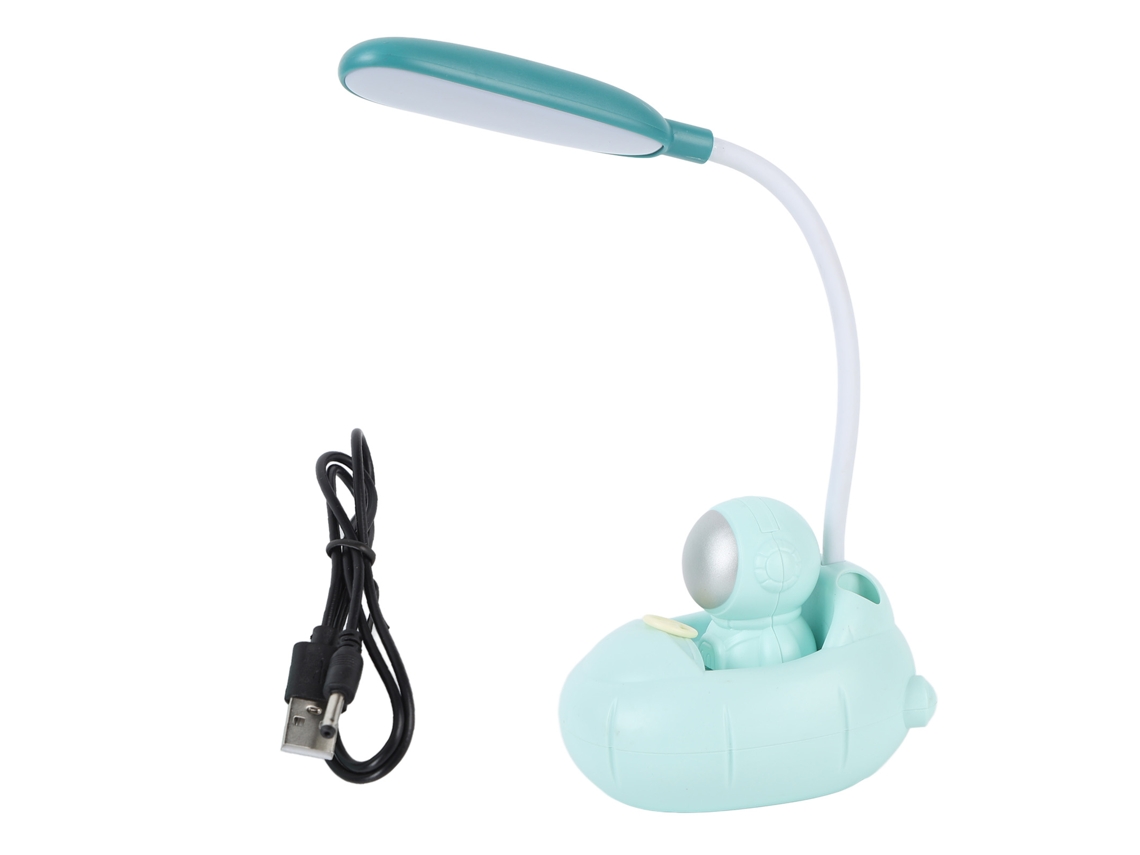 Yncm2026-lámpara De Escritorio Led Flexible 360° Con Protección Visual Recargable Usb Para Estudio Dormitorio Hogar