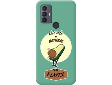 Carcasa para TCL 30 SE TUMUNDOSMARTPHONE Silicona Líquida Dibujos Verde