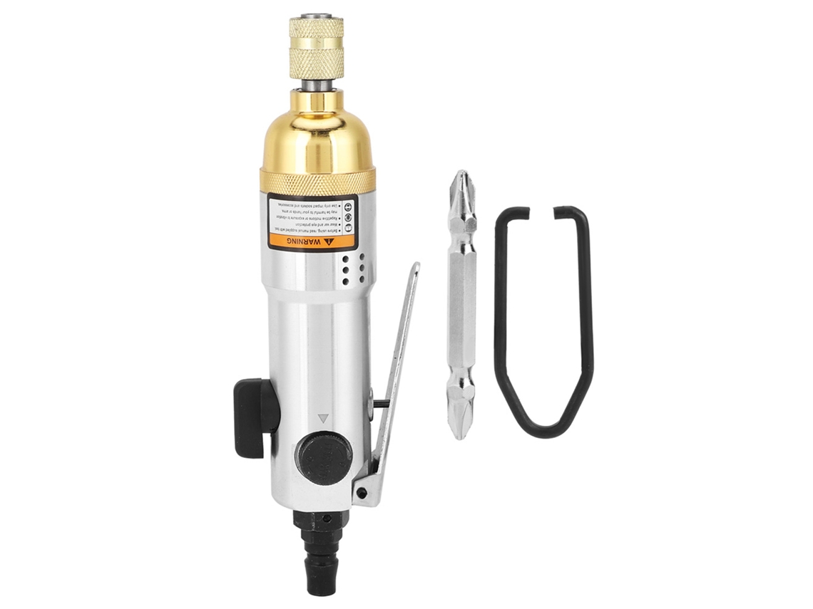 Destornillador Neumático Reversible De 1/4 De Pulgada Y 10500 Rpm Para Uso Industrial.
