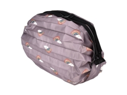 Mochilas de compras elegantes, plegables, reutilizables y ecológicas para ir de compras y viajar. Estampado Rainbow Cloud. GOKOCO