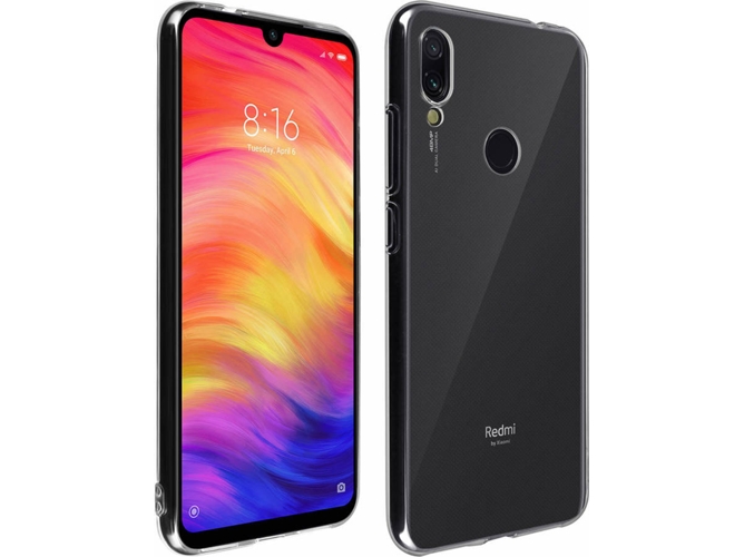 Carcasa y Protector de Cristal Templado Xiaomi Redmi Note 7 AVIZAR 360 Transparente