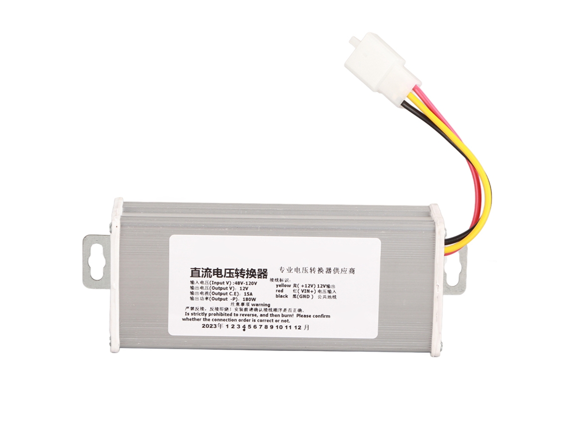 Adaptador Convertidor De 48v-120v A 12v/15a 180w Para Patinete Eléctrico
