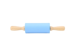 Rodillo Engrasador De Silicona Azul, Con Mango De Madera, Para Cocina KOFIHETY