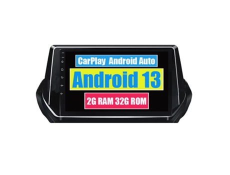 Autoradio Multimedia ROVERONE para Peugeot 2008 208 2019 - 2022 CarPlay Android Coche Radio Bluetooth Navegación