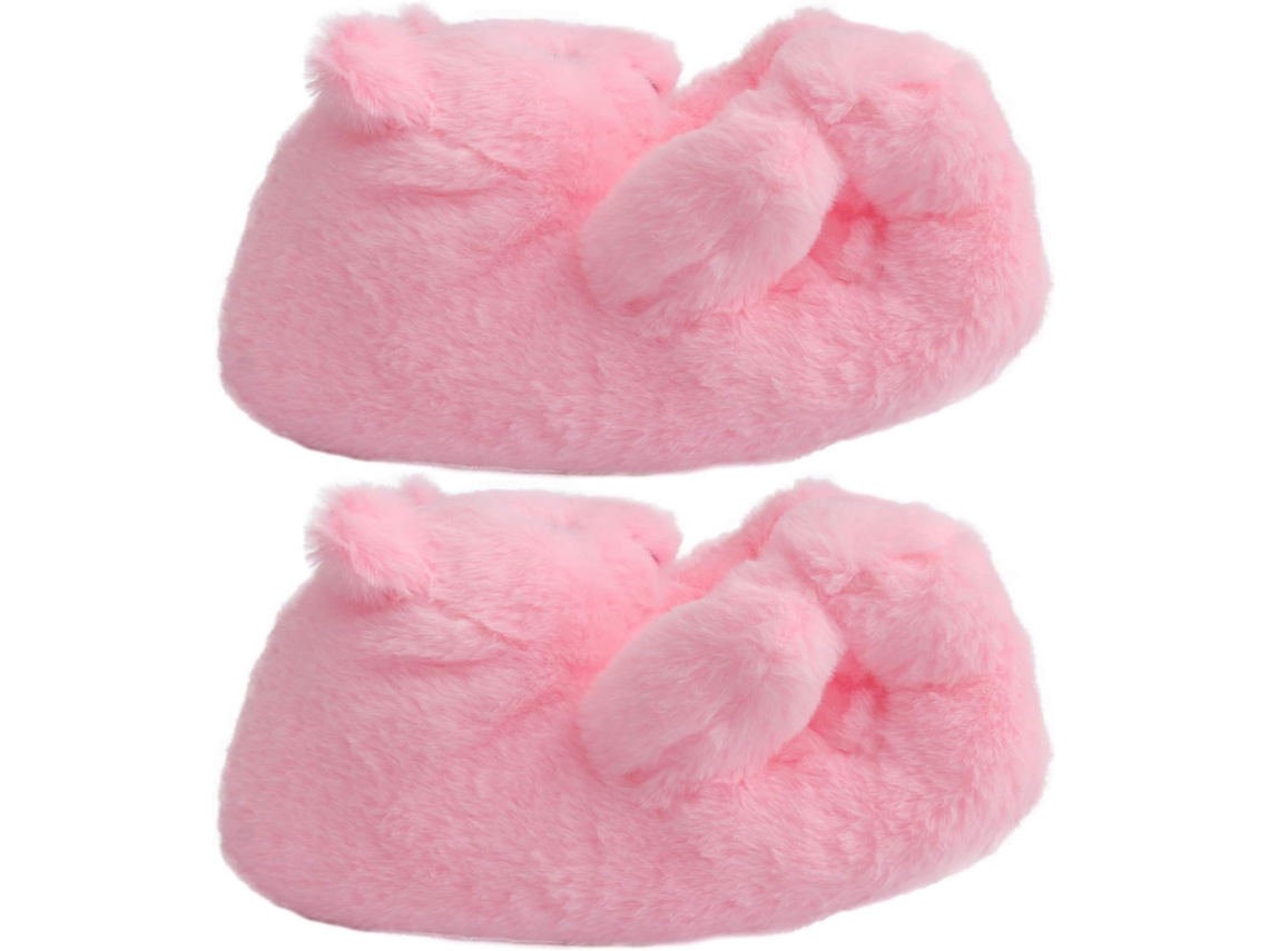 Pantuflas De Invierno Para Mujer, Diseño De Oso De Peluche Cálido