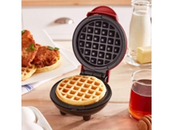 Mini Waflera Para Hacer Pasteles Roja Siurn