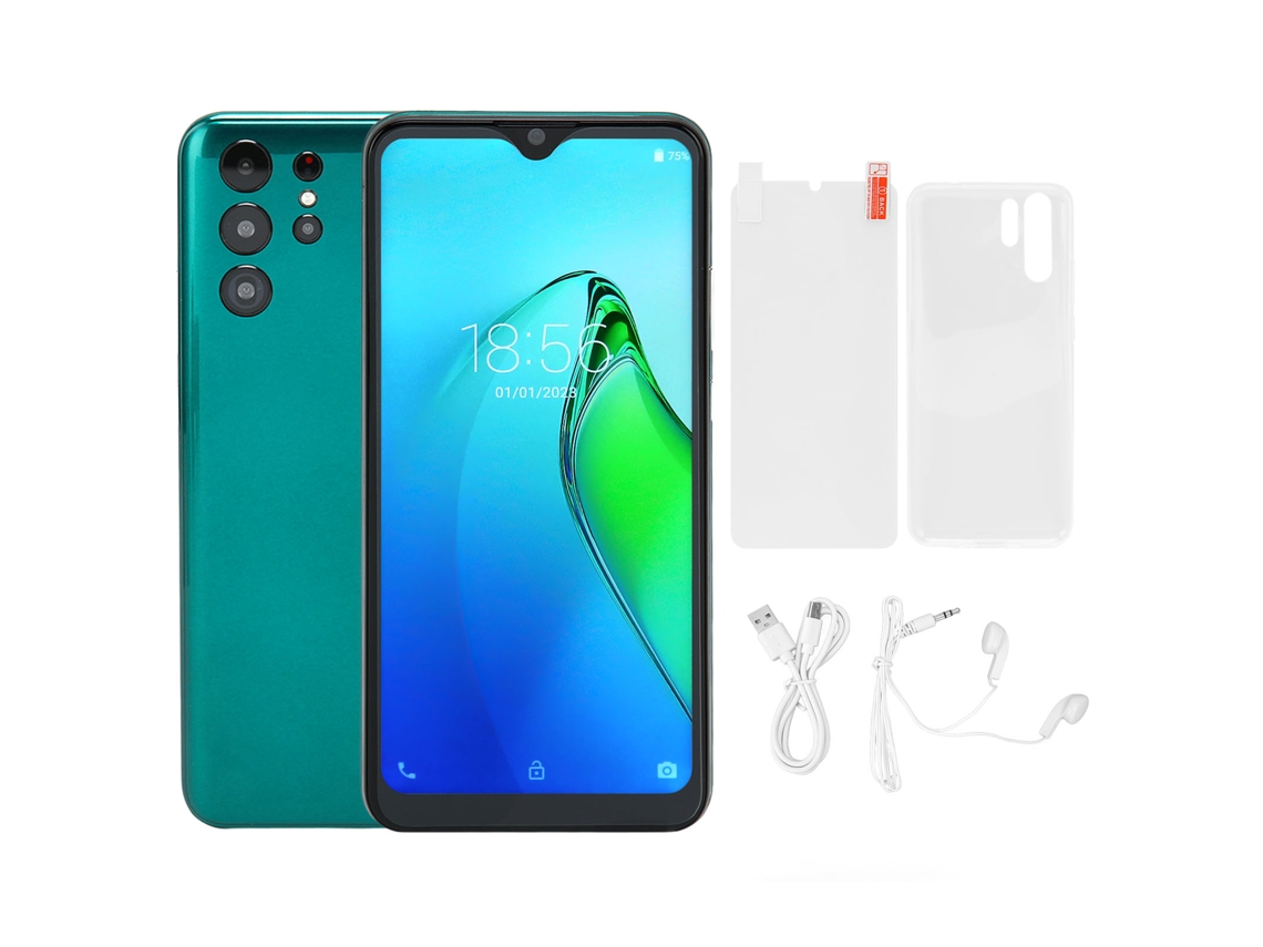 Teléfono Celular S22 Ultra De 6.7 Pulgadas, Red 3g, Smartphone Con Doble Tarjeta Sim, Doble Modo De Espera, Batería De 4800 Mah, Color Verde