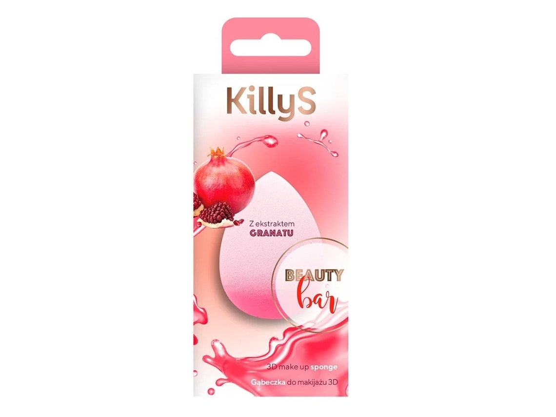Barra De Belleza Killys 3d Esponja De Maquillaje Con Extracto De Granada