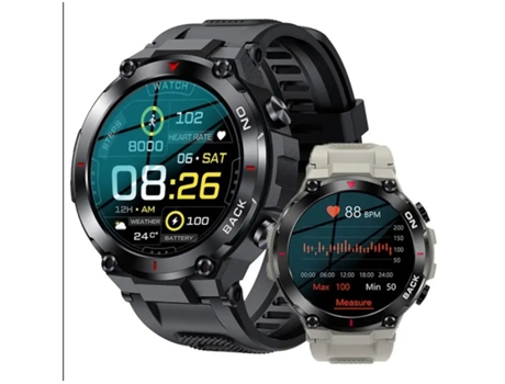 Smartwach K37 GPS (Android e IOS - prateado)