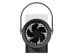 Ventilador Portátil Recargable Por Usb Con Nebulizador, Aromaterapia, Luz Nocturna Y 3 Velocidades.