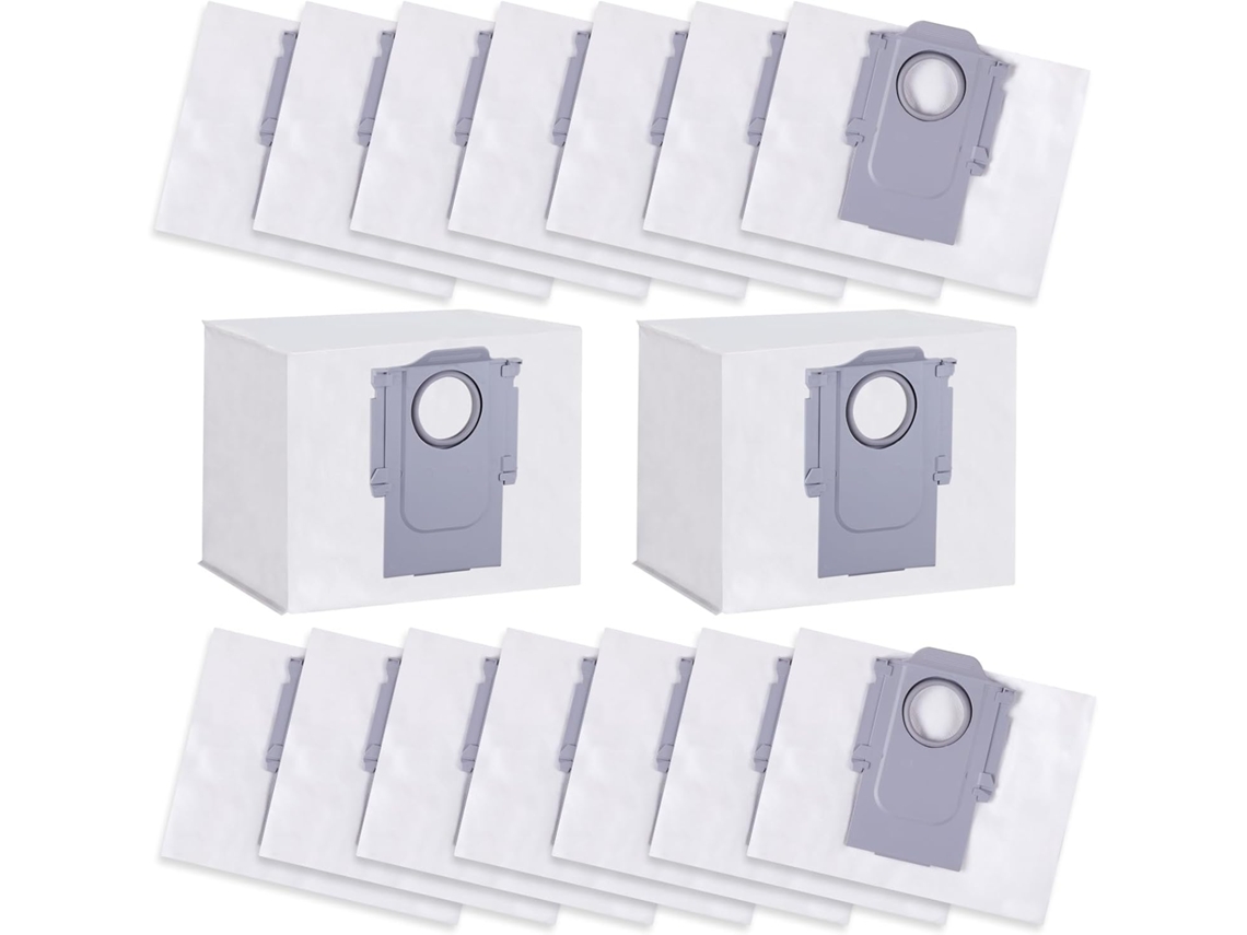 16 Peças Acessórios De Aspirador De Pó Para Roborock S8 / S8 Pro Ultra/ S7 Maxv Ultra/ S7 Pro Ultra/ Q7 / Q7 Max Saco De Pó 