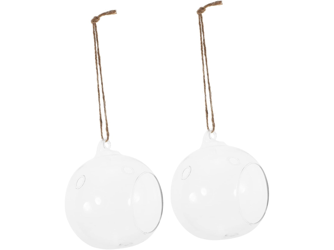 2piezas Jardinera De Colgante De Decoración Para Soporte Para Plantas De Aire