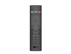 Mando A Distancia Inteligente G40s Con Control Remoto Inalámbrico, Control Por Voz, Giroscopio De 2,4 Ghz, 34 Teclas Y Aprendizaje Por Infrarrojos Para Apple Tv, Roku Y Android Tv Box.