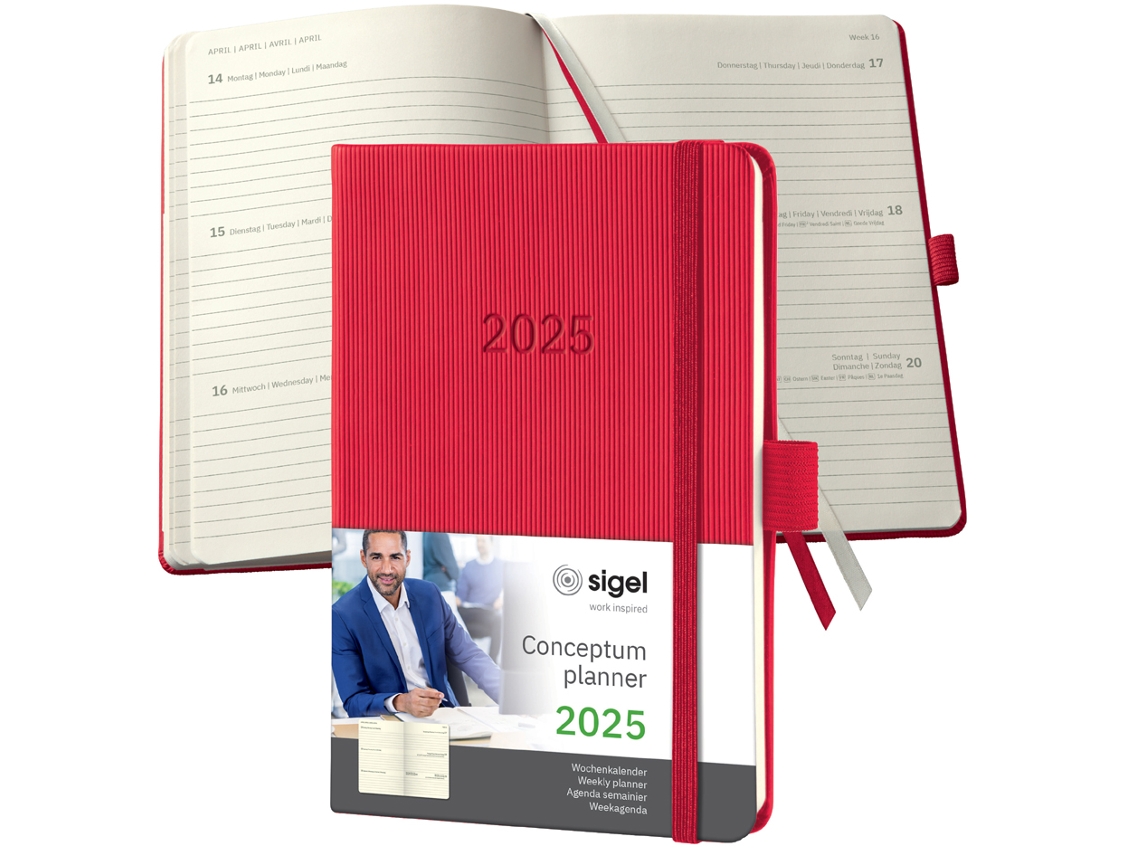 Calendario de Bolsillo SIGEL Conceptum 2025 Aprox.
