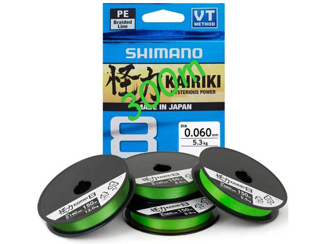 Línea de Pesca Trenzadas SHIMANO Kariki 8 (0.230 mm - 0,20 mm)