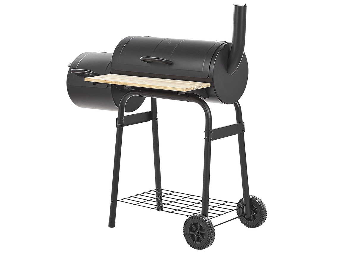 Parrilla Barbacoa BELIANI Satah Acero Negro 110x51x115