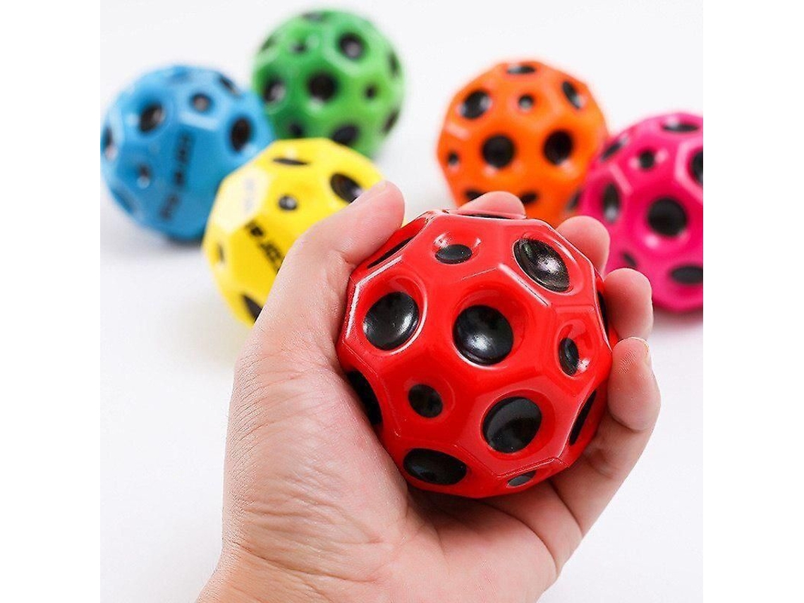 Pelota De Goma De Gran Rebote Con Sonido De Explosión, Pelota Sensorial Espacial Para Niños Y Adultos.