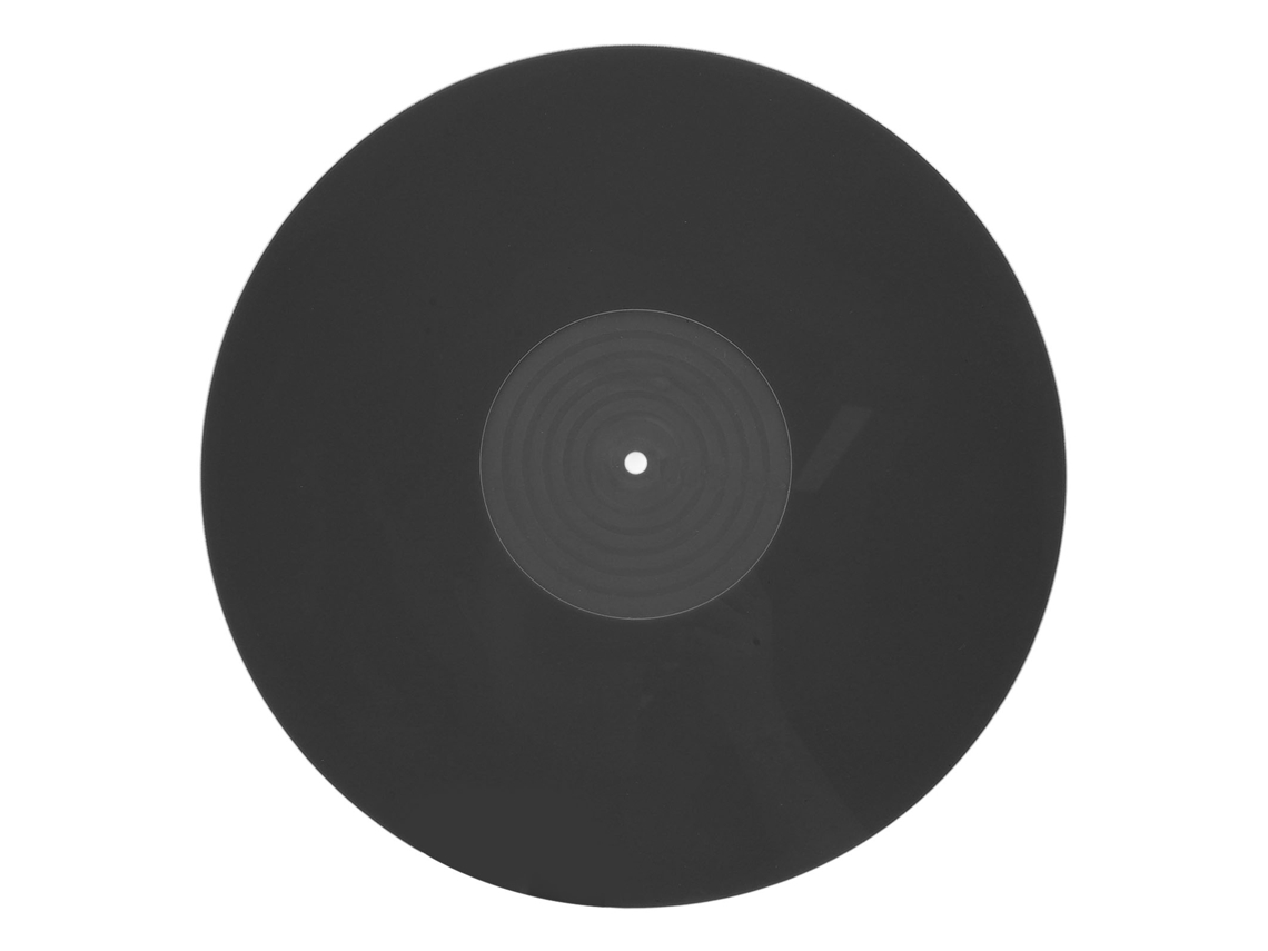 Alfombrilla Antiestática De Acrílico Para Tocadiscos, Mejora La Calidad Del Sonido, Alfombrilla Negra Para Discos De Vinilo De 12 Pulgadas.