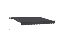 Maison Exclusive - Toldo Retráctil Manual Antracita 300 X 200 Cm Tela