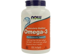 Té NOW Ómega- Destilado (200 pérolas de 1000mg)