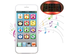 Teléfono de juguete para bebés 2026 con música, juguete educativo para aprender inglés, regalo para niños y bebés.