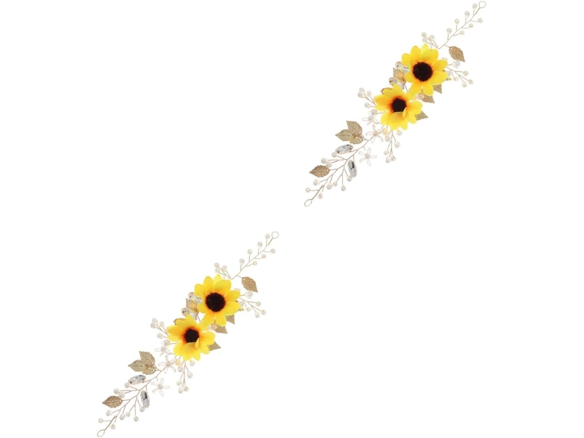 Diadema Elegante Y Delicada De Dos Piezas Con Diseño Floral Y Circonitas, Accesorio Ideal Para Bodas Y Fiestas.