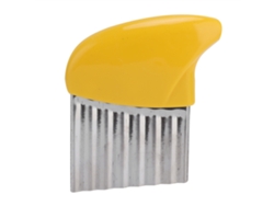MEOIRUERY Cuchilla para Cortar Patatas Onduladas de Acero Inoxidable, Herramienta para Fritas y Verduras
