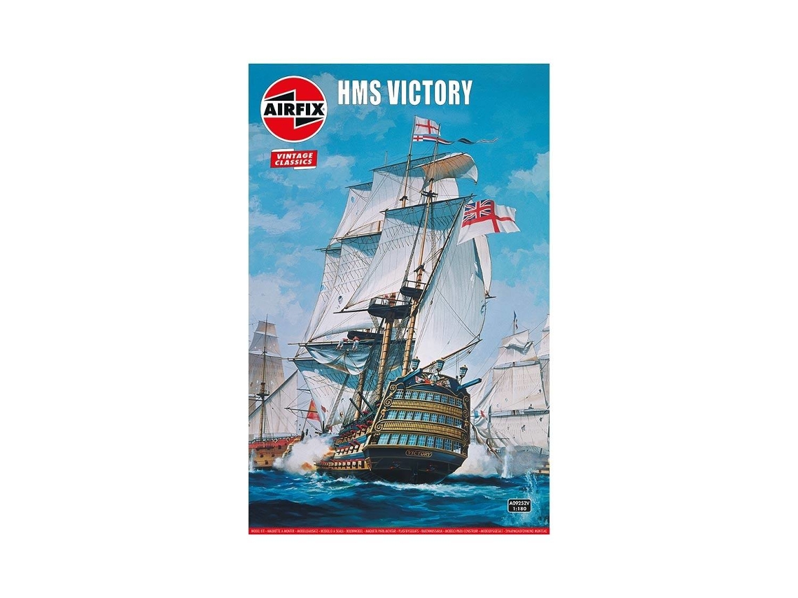 Maqueta de navío de línea AIRFIX 1:180 (8 anos)