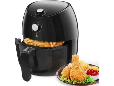 Freidora de Aire AIGOSTAR 300004PYC (3.5 kg - Negro)