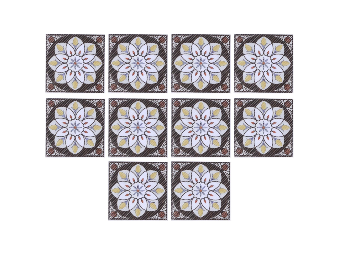 20 Pegatinas Diagonales Autoadhesivas Impermeables Para Azulejos, Para Suelos Y Paredes.