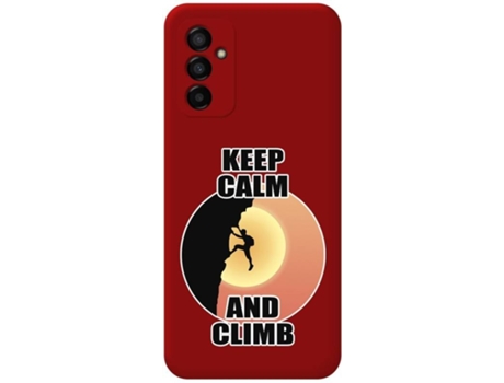 Carcasa para Samsung Galaxy M23 5G TUMUNDOSMARTPHONE Silicona Líquida Dibujos Rojo