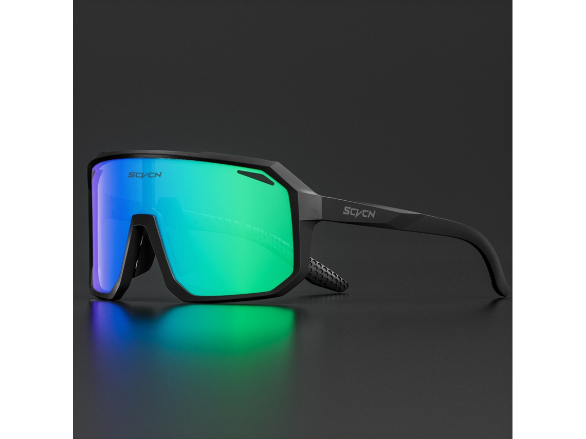 Gafas de ciclismo unisex MDUG UV400 con lentes TR 90 de poliacrilato negro