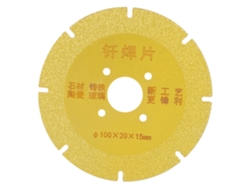 Disco de sierra circular de diamante de 100x20x15 mm para cortar cerámica, mármol y vidrio.
