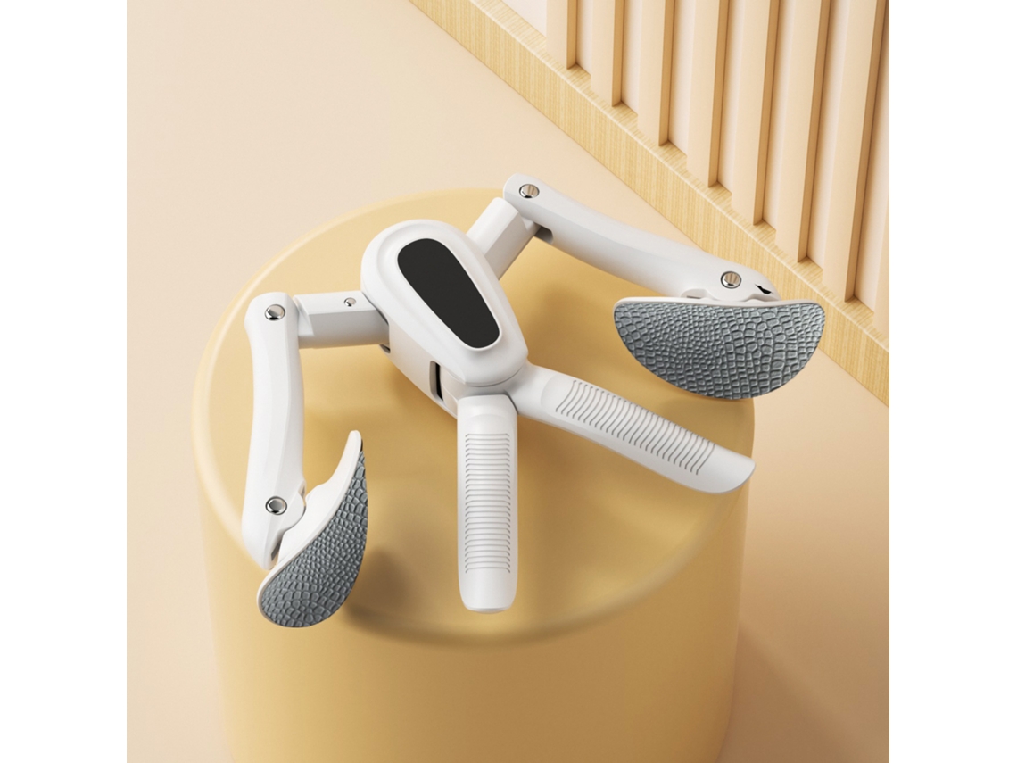 Entrenador De Piernas Y Hombros Plegable Para Gimnasio Y Danza, Equipo De Fitness (blanco) Czhhmart