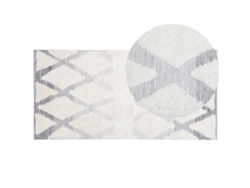 Alfombra BELIANI Pendik de Algodón Beige 80x150