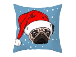 Serie de Funda Decorativa de Almohada Perro de Navidad