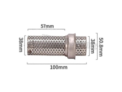 Tubo de escape metálico para motocicletas Suzuki, Honda y Yamaha, silenciador Yoshimura, 50,8-60 mm