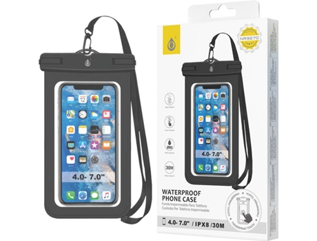 Bolsa Impermeable ONE PLUS para Samsung Galaxy S22 Ultra 5G (Negro)