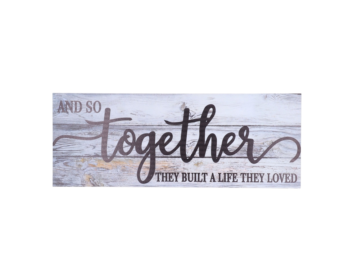 Placa de pared de madera Baok-Together, resistente al agua, inodora, con un diseño ligero de boj, sencilla y portátil, para la decoración del hogar.