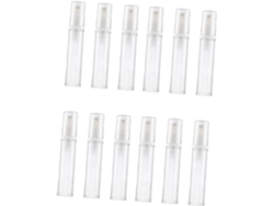 Paquete De 12 Botellas Pulverizadoras Recargables Para Protector Solar Y Loción, Ideales Para Viajes.