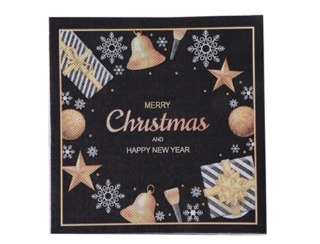 Pañuelos de fiesta de Navidad, adornos navideños, estilo1