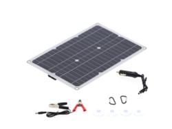 Panel Solar Flexible De 23 W Y 18 V Con Salida Usb+cc Para Cargar Baterías De Coche De 12 V.