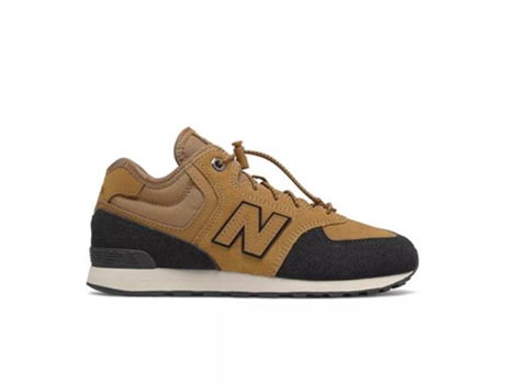 Zapatillas Deportivas NEW BALANCE 574 Para Niños (Negro, Miel - Material Sintético -38,5)